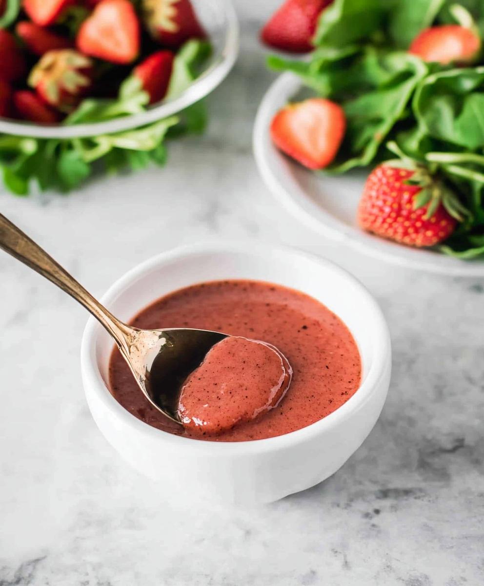 5-minute Strawberry Balsamic Vinaigrette Recipe