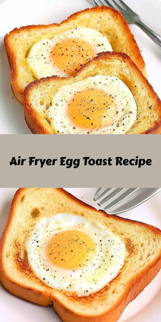 Air Fryer Egg Toast Recipe
