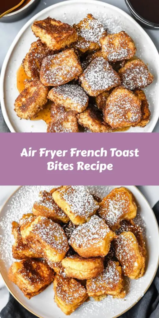 Air Fryer French Toast Bites Recipe