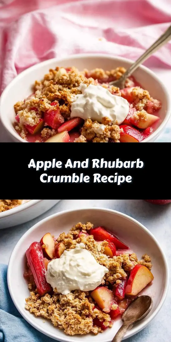 Apple And Rhubarb Crumble Recipe