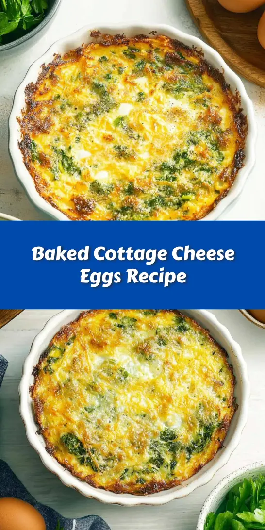 Baked Cottage Cheese Eggs Recipe