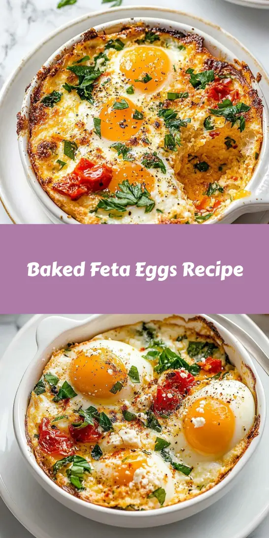 Baked Feta Eggs Recipe