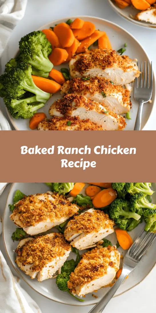 Baked Ranch Chicken Recipe
