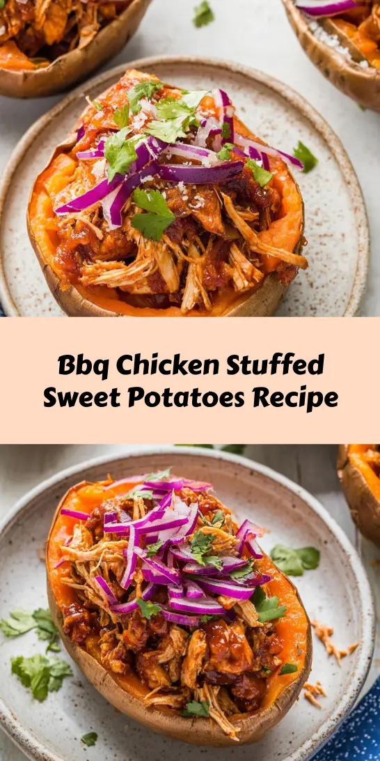 Bbq Chicken Stuffed Sweet Potatoes Recipe