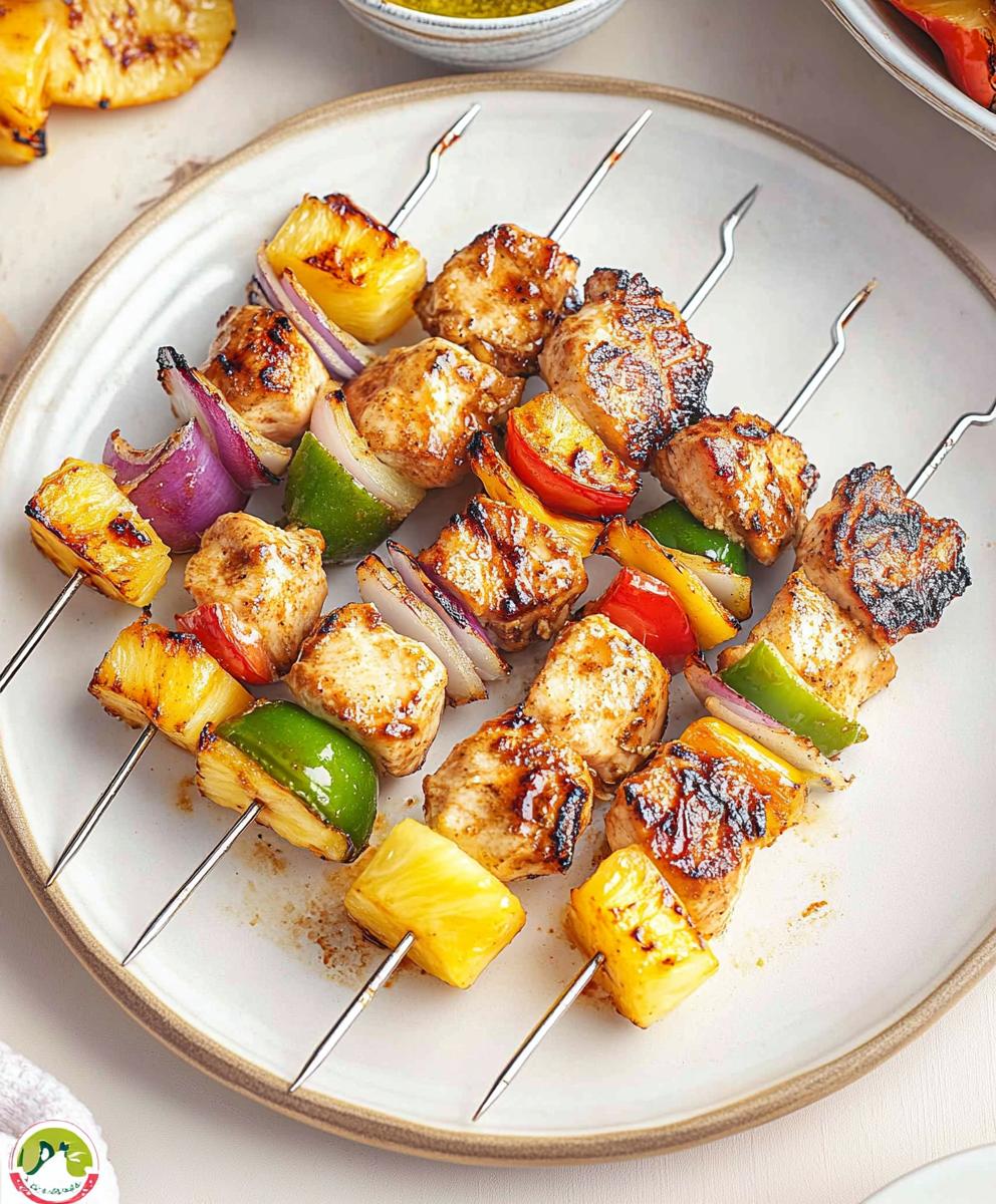 Bbq Pineapple Chicken Kabobs Recipe