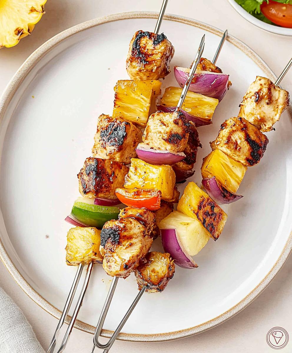 Bbq Pineapple Chicken Kabobs Recipe