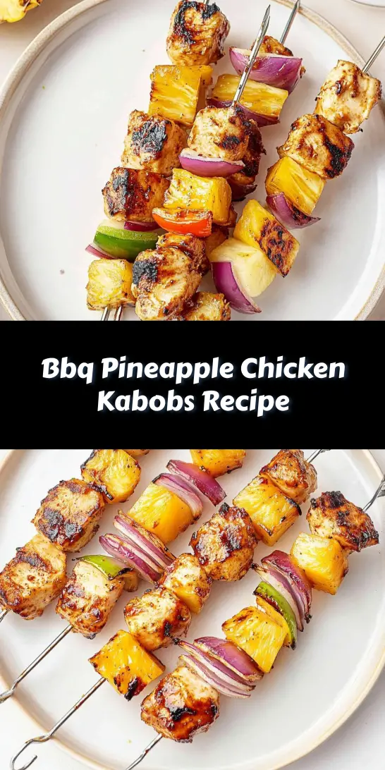 Bbq Pineapple Chicken Kabobs Recipe