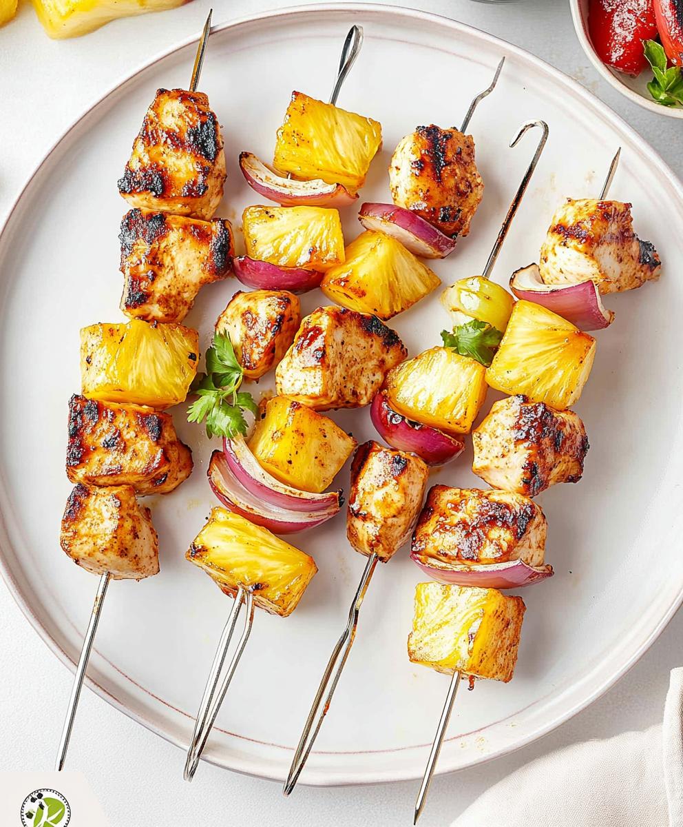 Bbq Pineapple Chicken Kabobs Recipe