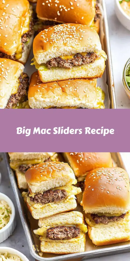 Big Mac Sliders Recipe