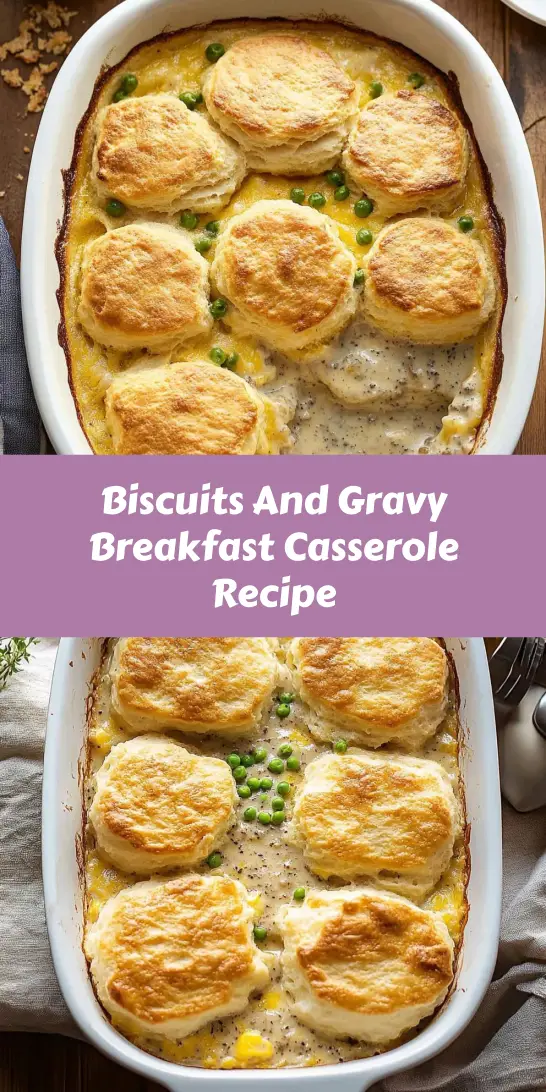 Biscuits And Gravy Breakfast Casserole Recipe