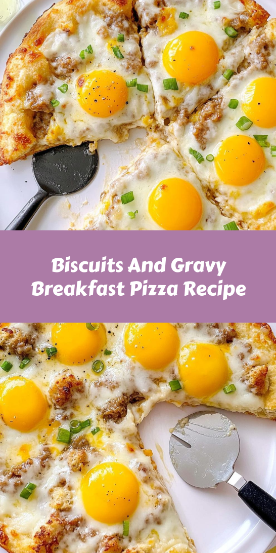 Biscuits And Gravy Breakfast Pizza Recipe