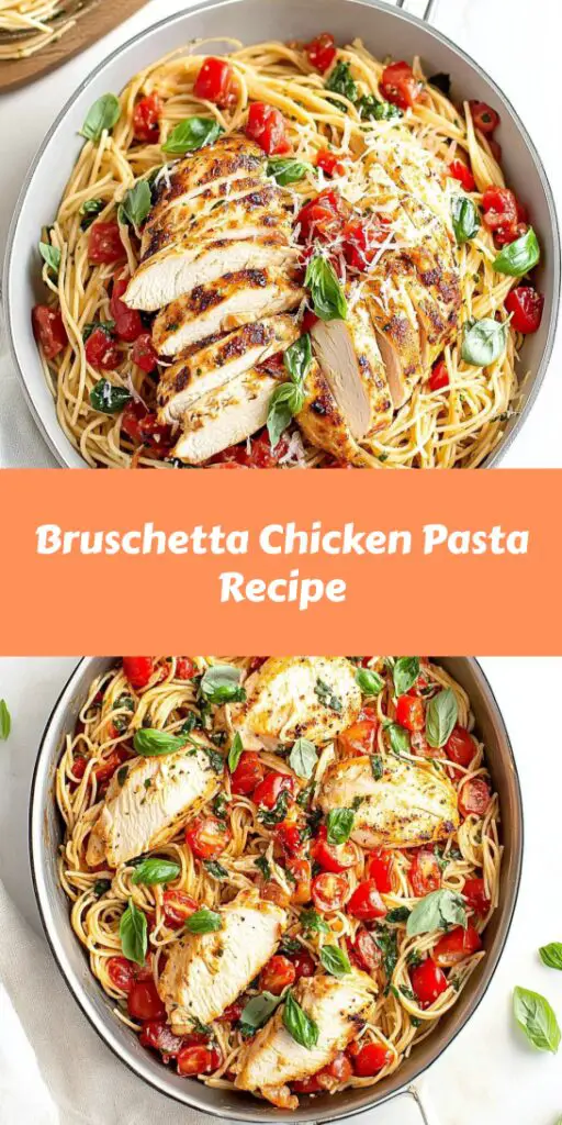 Bruschetta Chicken Pasta Recipe