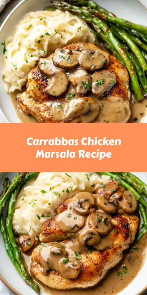 Carrabbas Chicken Marsala Recipe