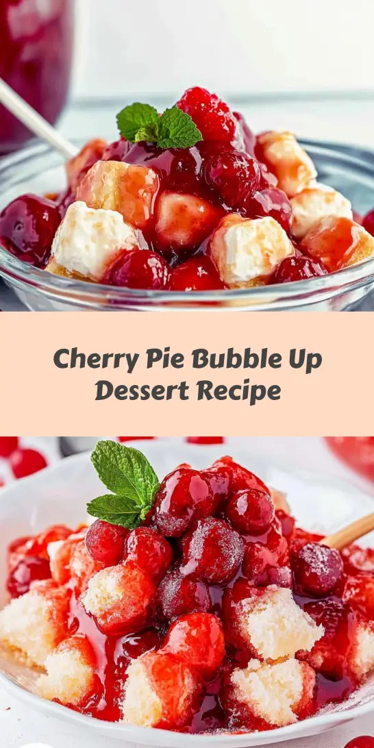 Cherry Pie Bubble Up Dessert Recipe