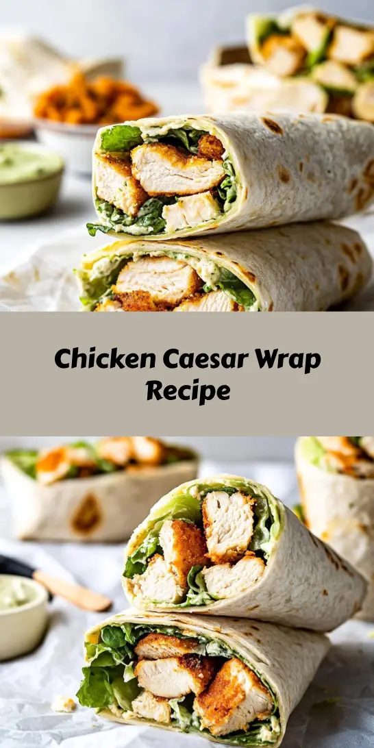 Chicken Caesar Wrap Recipe