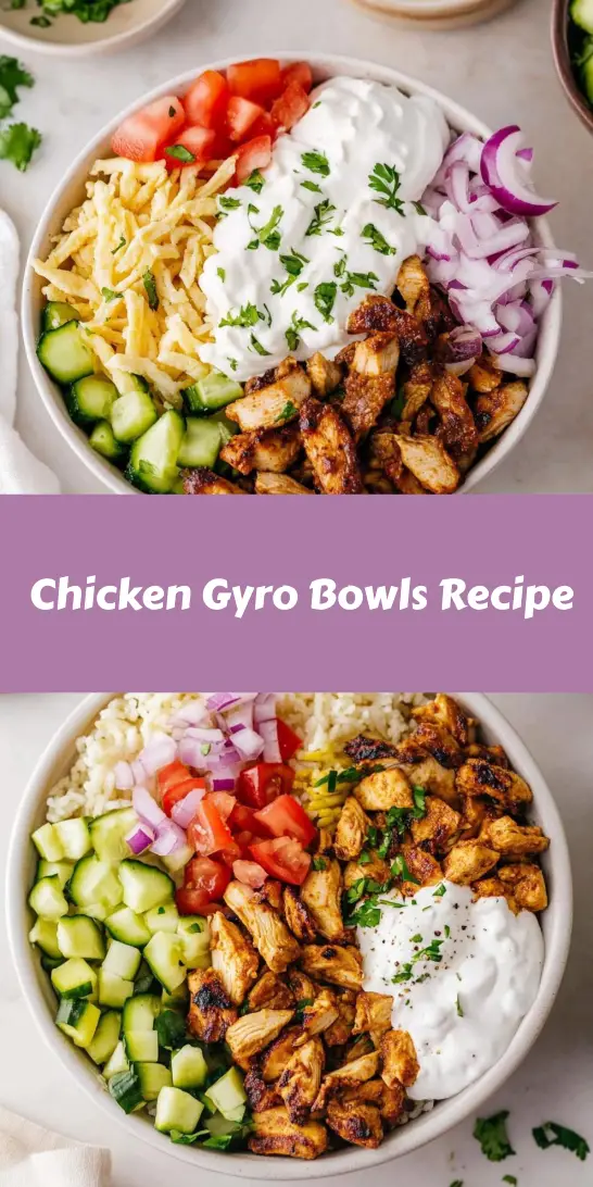 Chicken Gyro Bowls Recipe