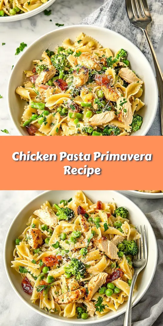 Chicken Pasta Primavera Recipe