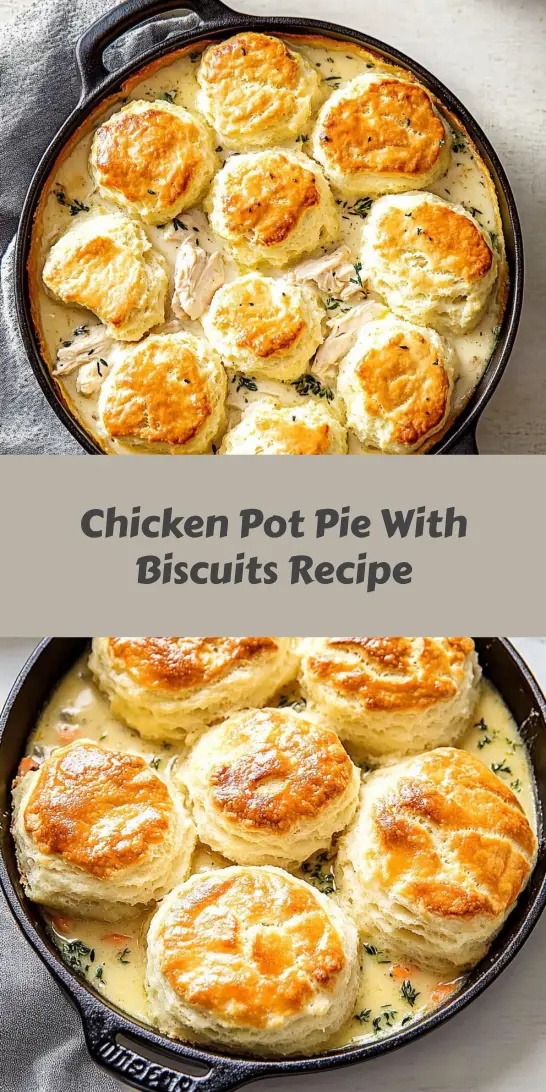 Chicken Pot Pie With Biscuits Recipe