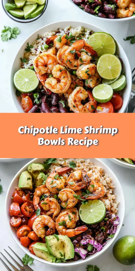 Chipotle Lime Shrimp Bowls Recipe