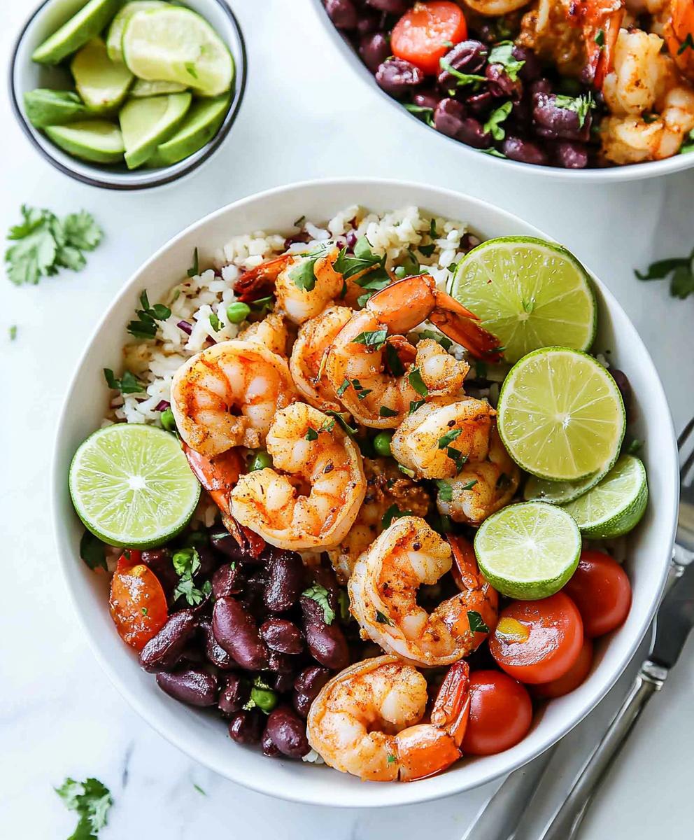 Chipotle Lime Shrimp Bowls Recipe