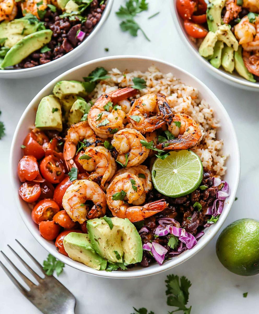 Chipotle Lime Shrimp Bowls Recipe