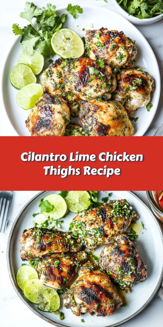 Cilantro Lime Chicken Thighs Recipe