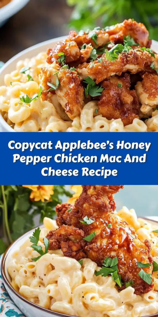 Copycat Applebee’s Honey Pepper Chicken Mac And Cheese Recipe