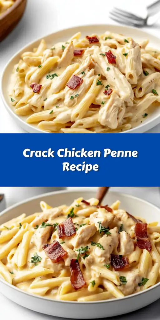 Crack Chicken Penne Recipe
