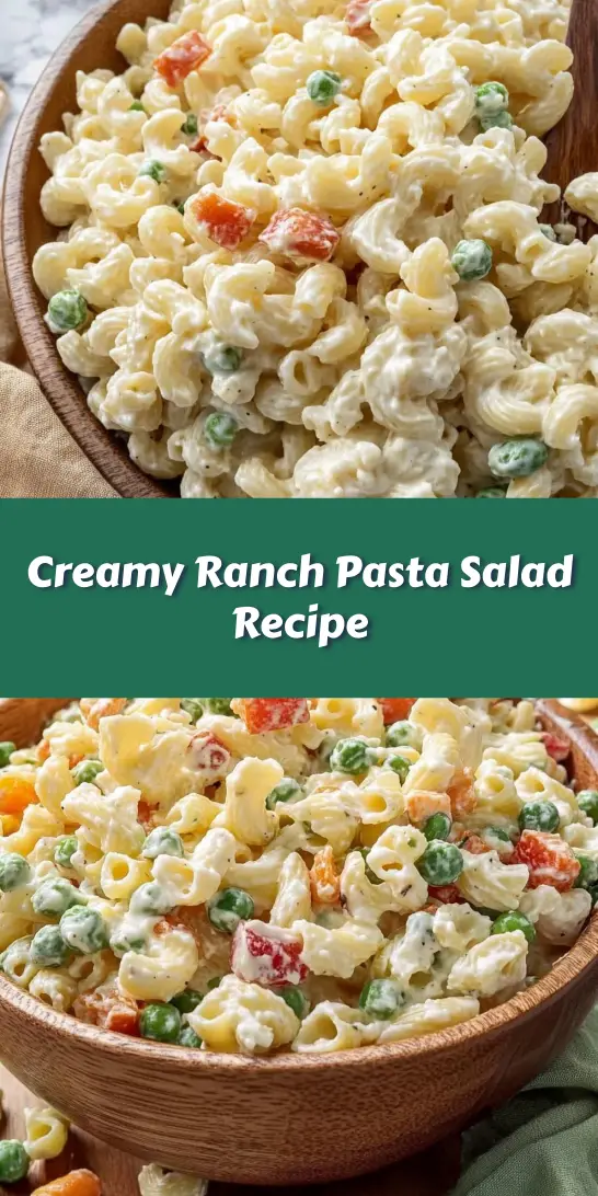 Creamy Ranch Pasta Salad Recipe