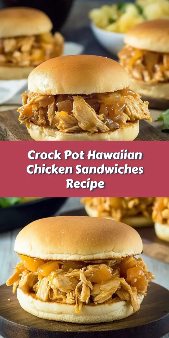 Crock Pot Hawaiian Chicken Sandwiches Recipe