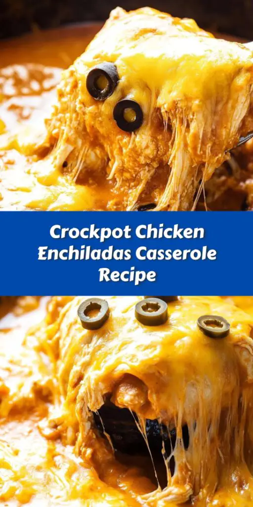 Crockpot Chicken Enchiladas Casserole Recipe