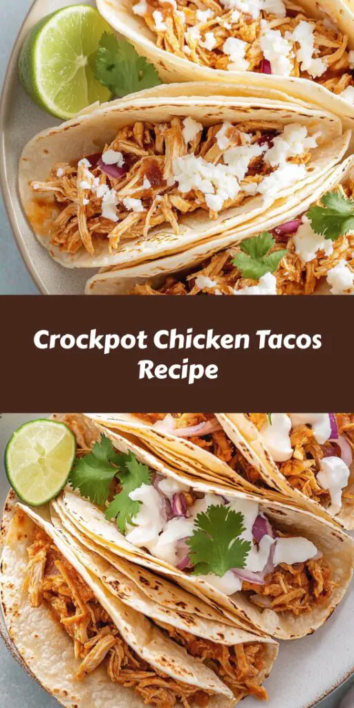 Crockpot Chicken Tacos Recipe