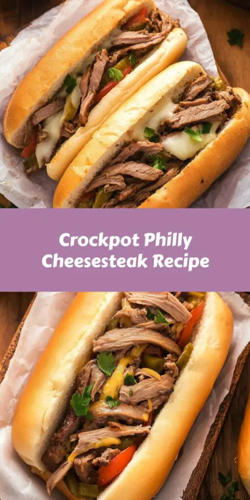 Crockpot Philly Cheesesteak Recipe