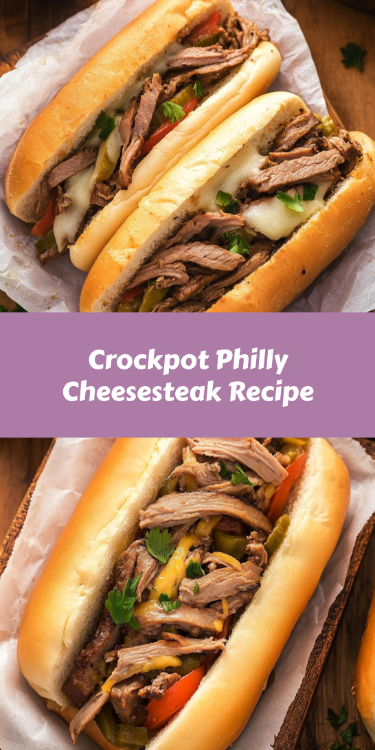 Crockpot Philly Cheesesteak Recipe