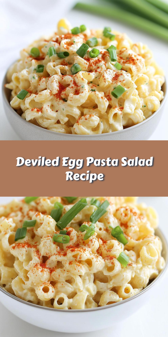 Deviled Egg Pasta Salad Recipe