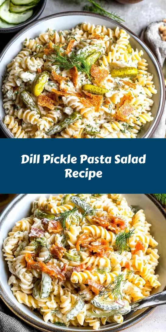 Dill Pickle Pasta Salad Recipe