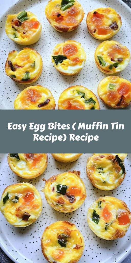 Easy Egg Bites ( Muffin Tin Recipe) Recipe