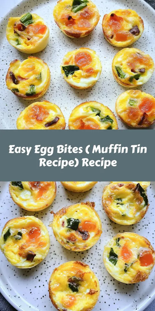 Easy Egg Bites ( Muffin Tin Recipe) Recipe