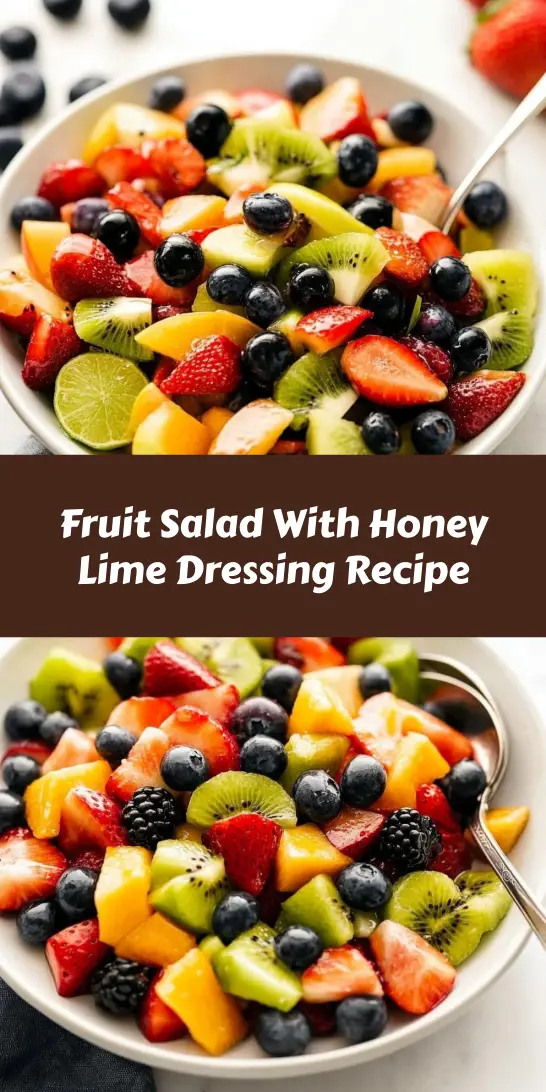Fruit Salad With Honey Lime Dressing Recipe