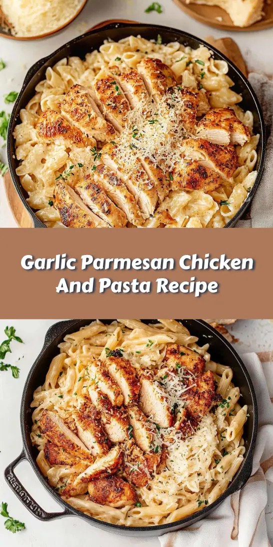 Garlic Parmesan Chicken And Pasta Recipe