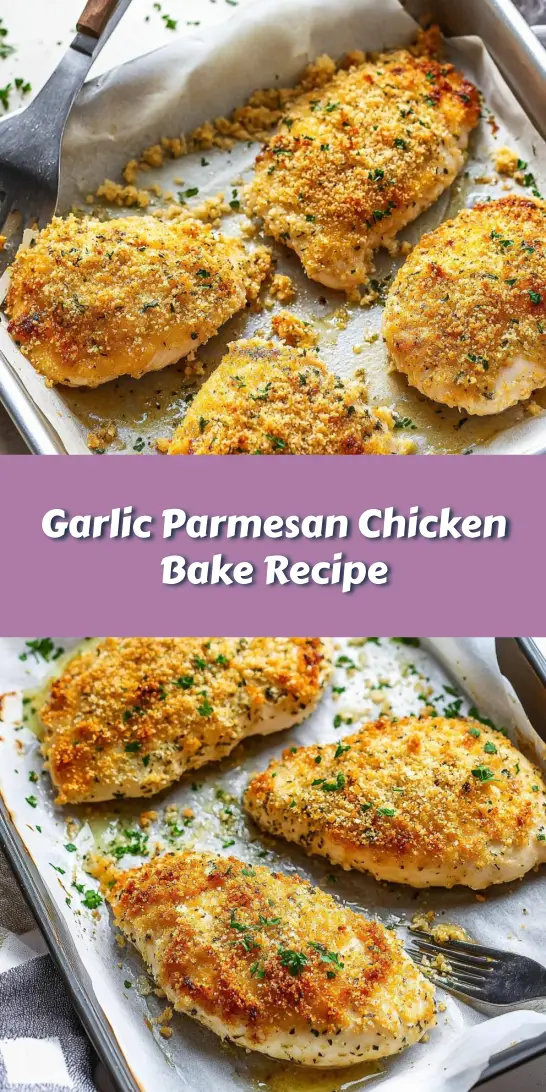 Garlic Parmesan Chicken Bake Recipe