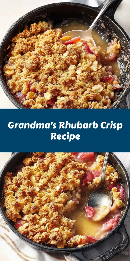 Grandma’s Rhubarb Crisp Recipe