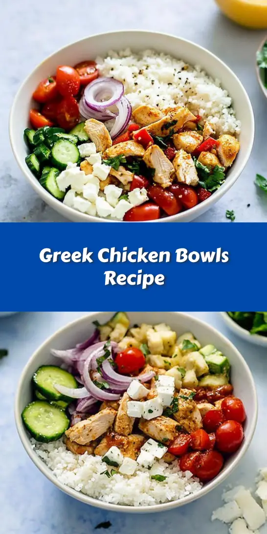 Greek Chicken Bowls Recipe