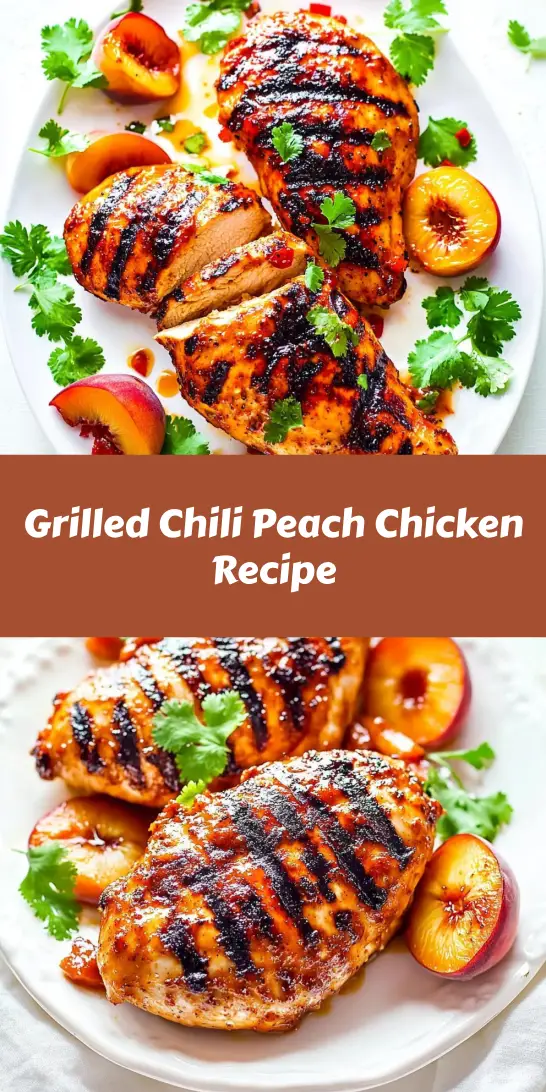 Grilled Chili Peach Chicken Recipe