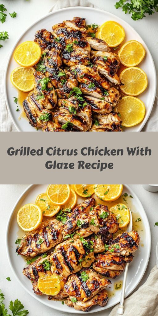 Grilled Citrus Chicken With Glaze Recipe