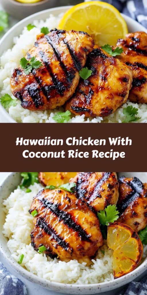 Hawaiian Chicken With Coconut Rice Recipe
