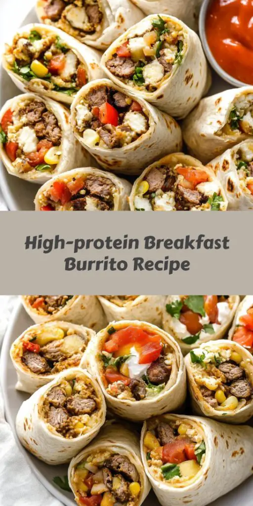 High-protein Breakfast Burrito Recipe