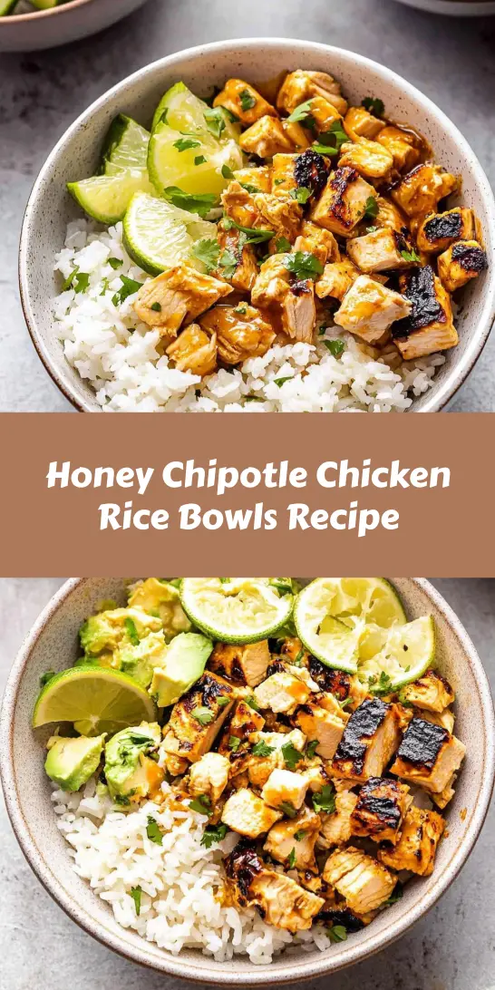 Honey Chipotle Chicken Rice Bowls Recipe