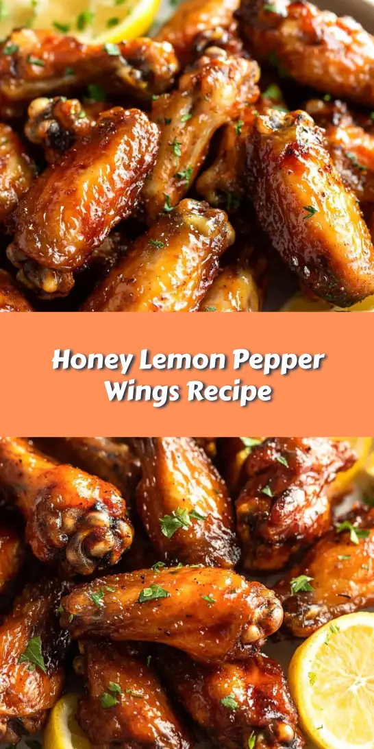 Honey Lemon Pepper Wings Recipe