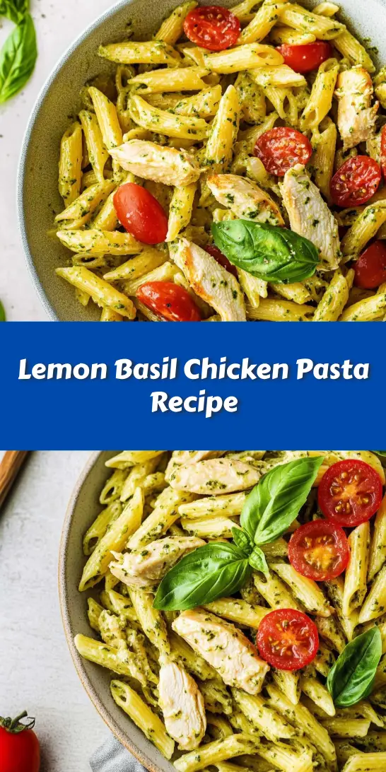 Lemon Basil Chicken Pasta Recipe